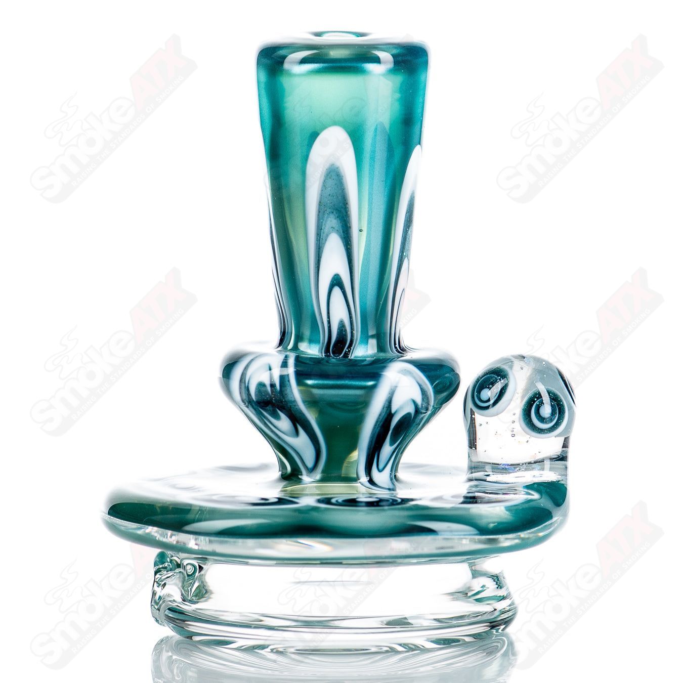 #2 UV Full Pattern Puffco Dry Top Indo x Geoff Made - Smoke ATX