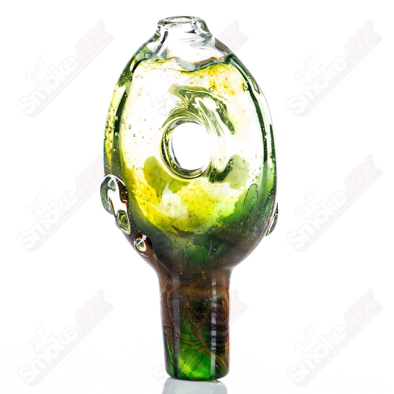 #1 Dab Straw Holder Glass by Nobody - Smoke ATX
