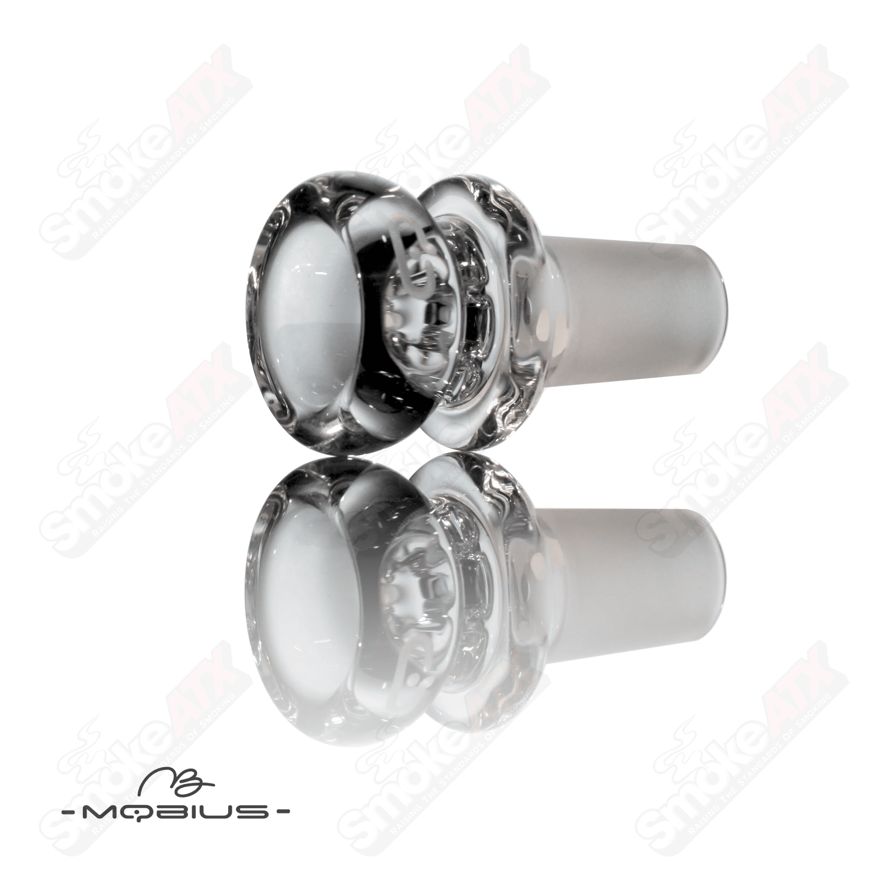 19mm Clear Multi Hole V3 Bowl Mobius - Smoke ATX