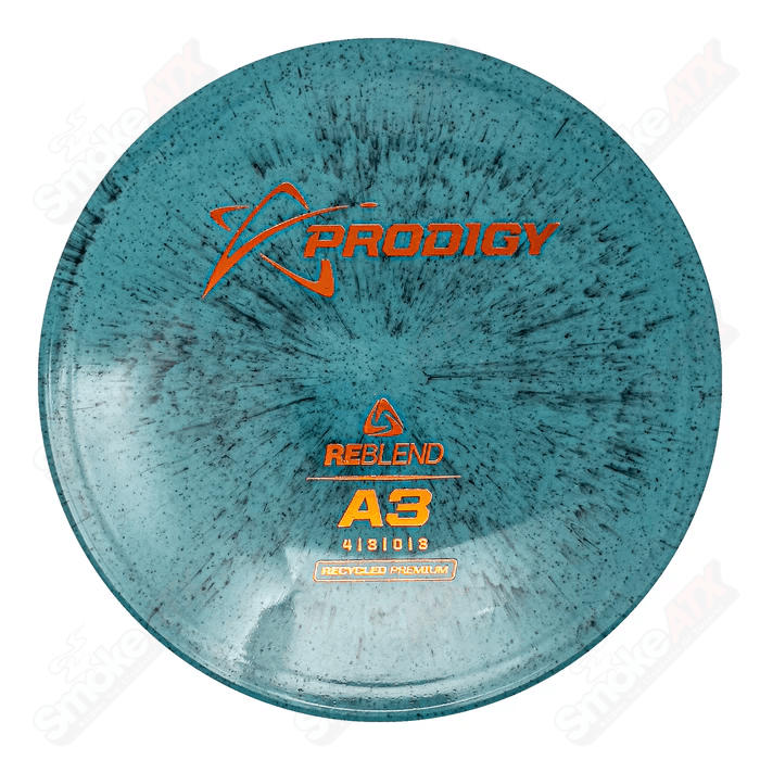 170-174g Blue A3 Approach Disc - Reblend Plastic Prodigy Disc - Smoke ATX
