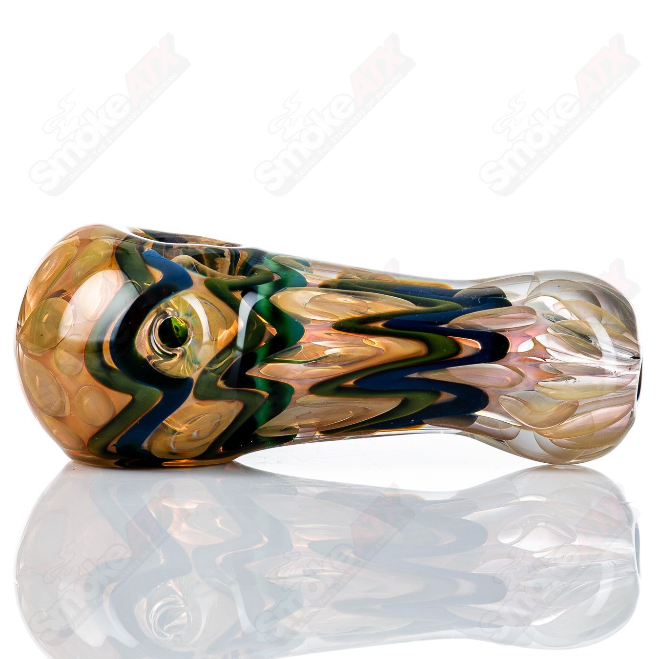 #10 Gold & Silver Fume I/O Spoon by Shane Smith - Smoke ATX