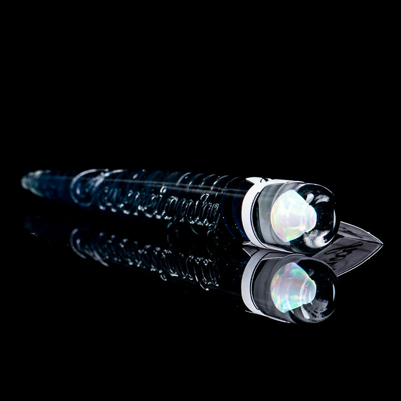 Opal Accent Spiral Poker Tool (Galaxy) Sovereignty Glass - Smoke ATX