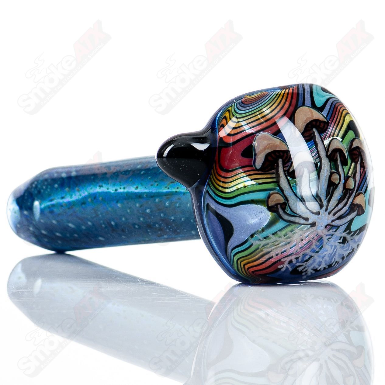 Mushroom Wig Wag Discflip Spoon Chillery Bogart - Smoke ATX