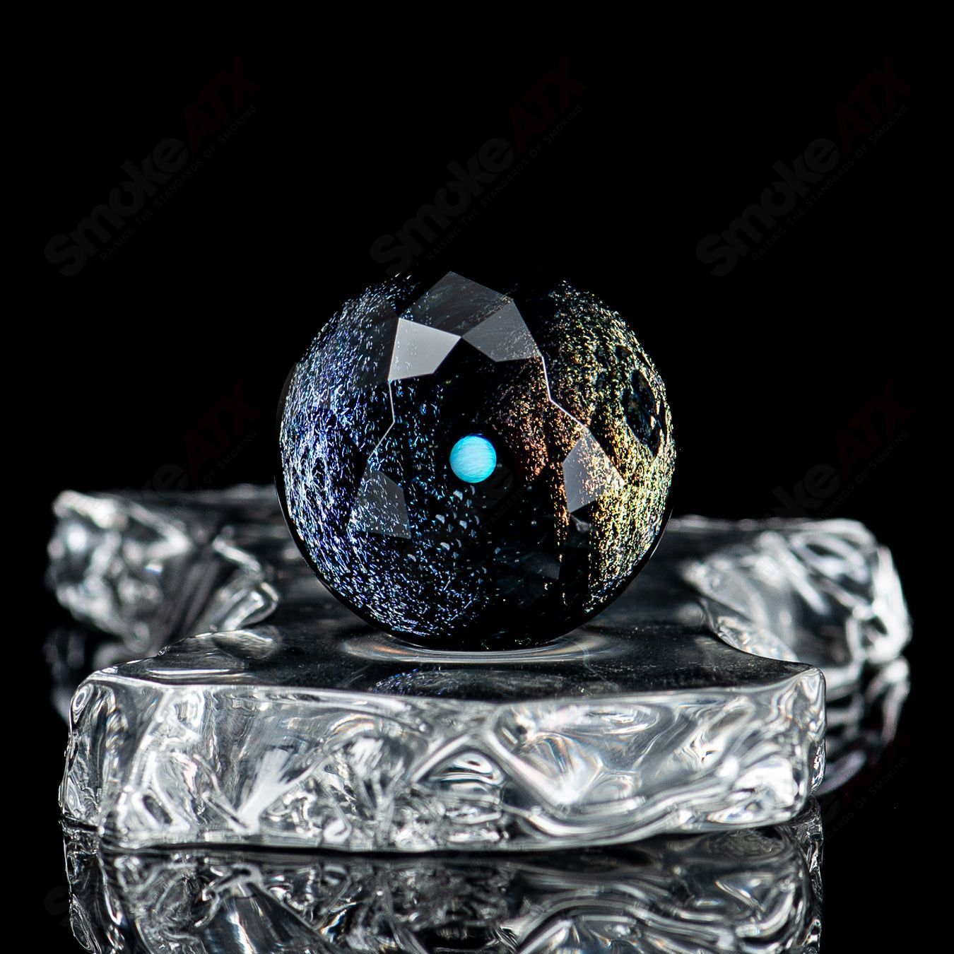 #1 Space Slurper Marble Collab Eric Mort x Fatal Facets - Smoke ATX