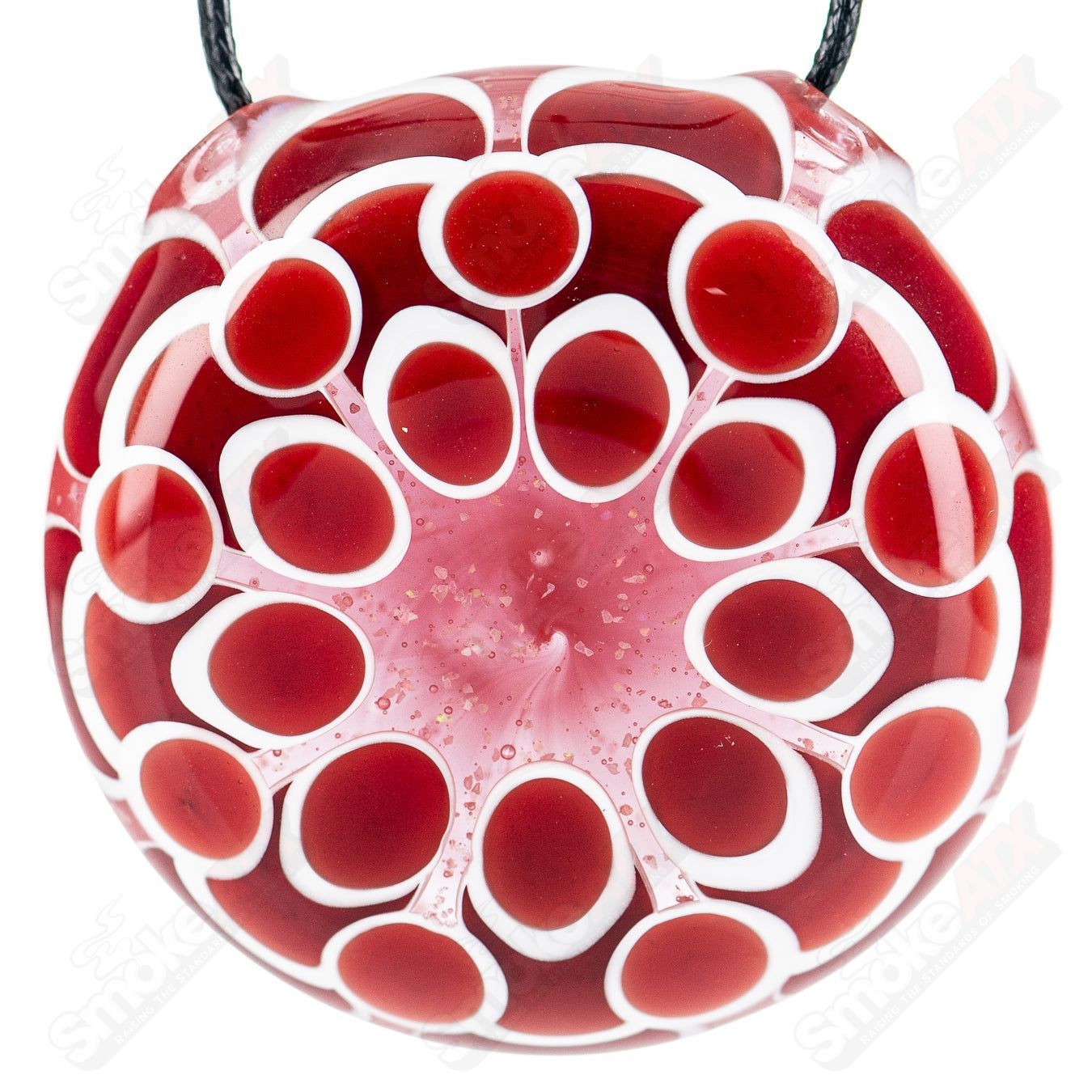 Red Dotstack Crushed Opal Pendant Rebelz X Sap - Smoke ATX