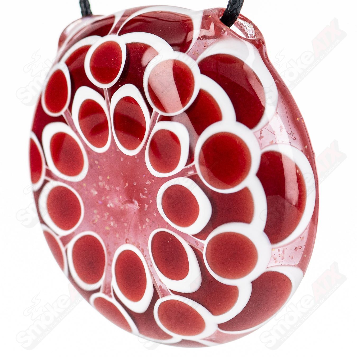 Red Dotstack Crushed Opal Pendant Rebelz X Sap - Smoke ATX