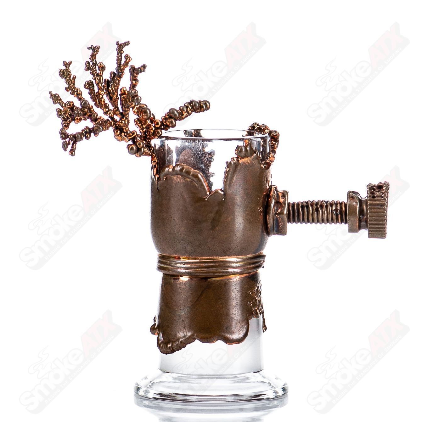 19mm Bronze Electroformed Dome by Snic Glass - Smoke ATX