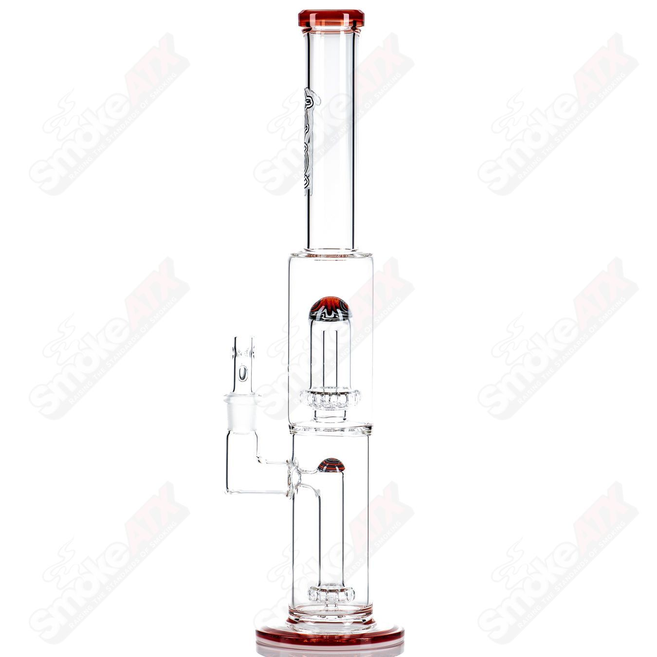 #2 18mm Full Size Circ to Circ w/ Reversal Sections by Toro Glass - Smoke ATX