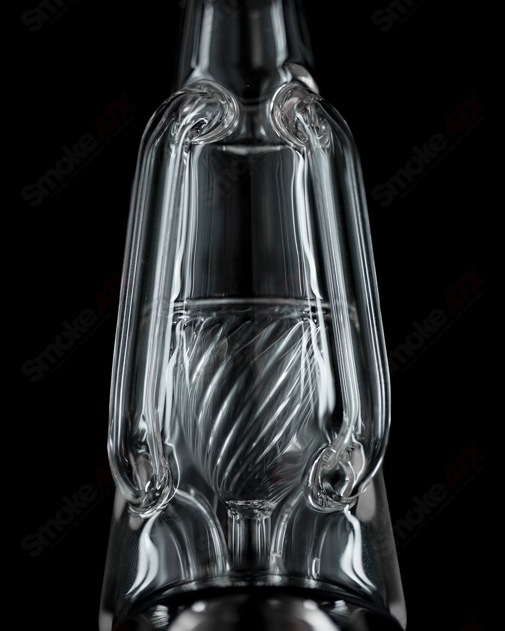 Ryan Fitt SE Puffco Peak Recycler Glass - Smoke ATX