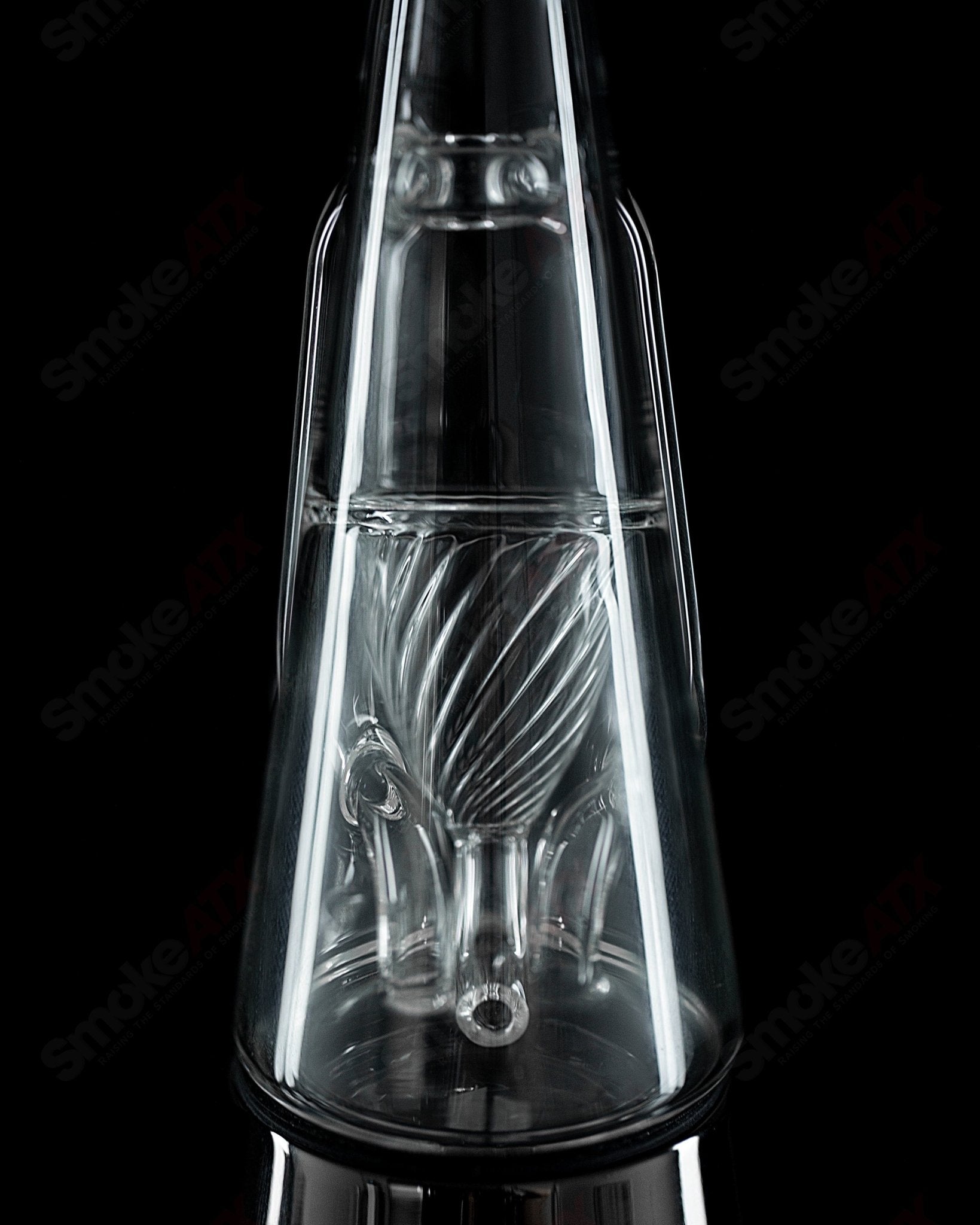 Ryan Fitt SE Puffco Peak Recycler Glass - Smoke ATX
