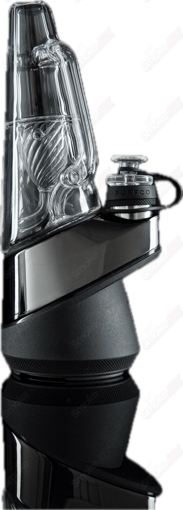 Ryan Fitt SE Puffco Peak Recycler Glass - Smoke ATX