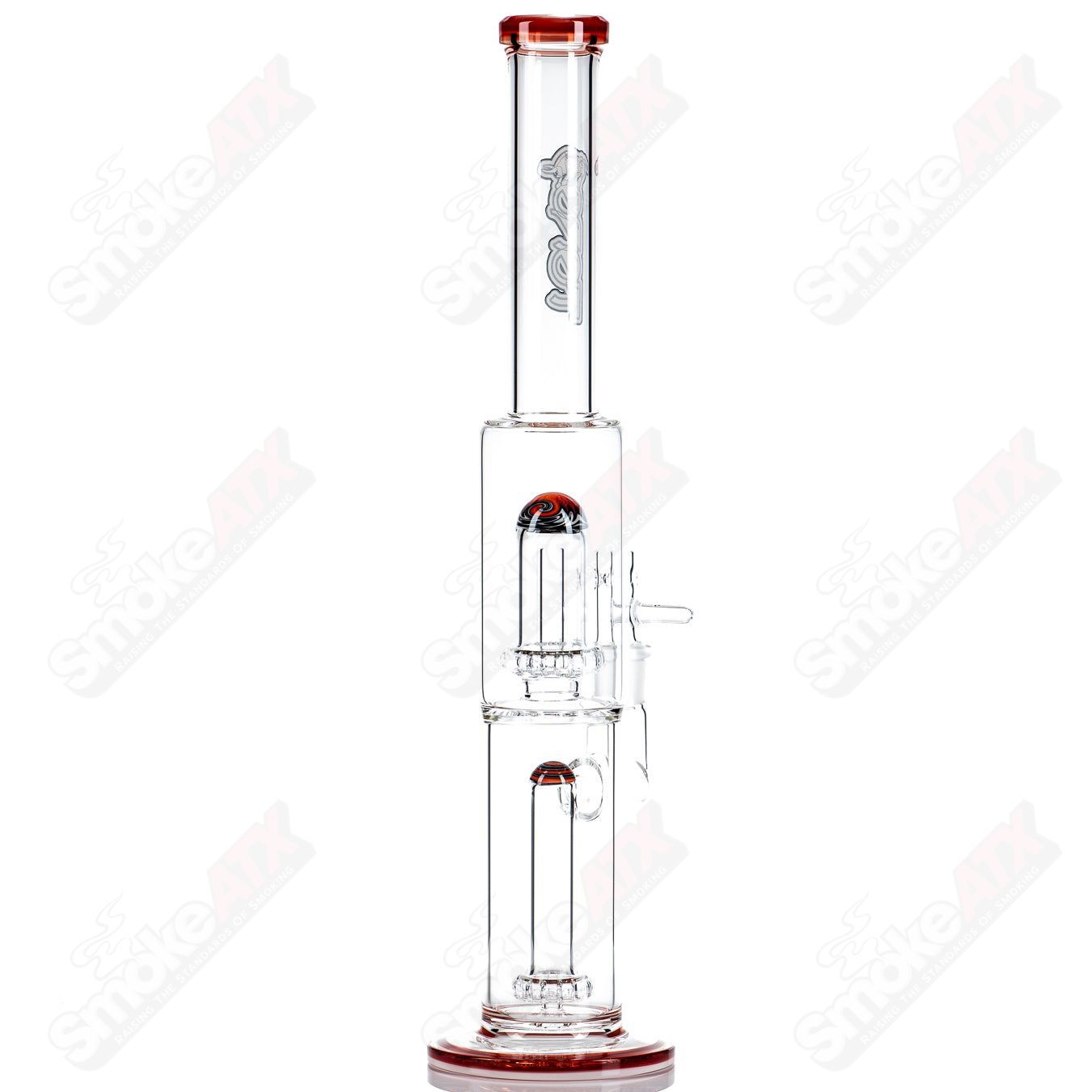 #2 18mm Full Size Circ to Circ w/ Reversal Sections by Toro Glass - Smoke ATX