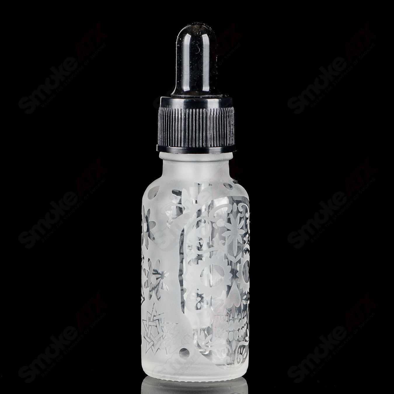 Sandblasted Iso Dropper Fatal Facets - Smoke ATX