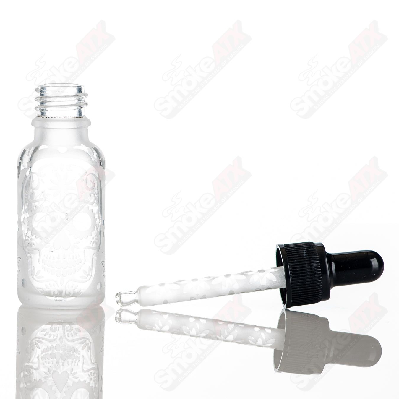 Sandblasted Iso Dropper Fatal Facets - Smoke ATX