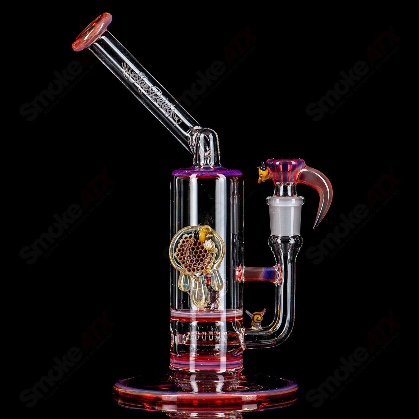 Sidecar Oiler Dual Perc w/ Light Yellow & Orange Elvis Accents by Sovereignty & Joe P - Smoke ATX