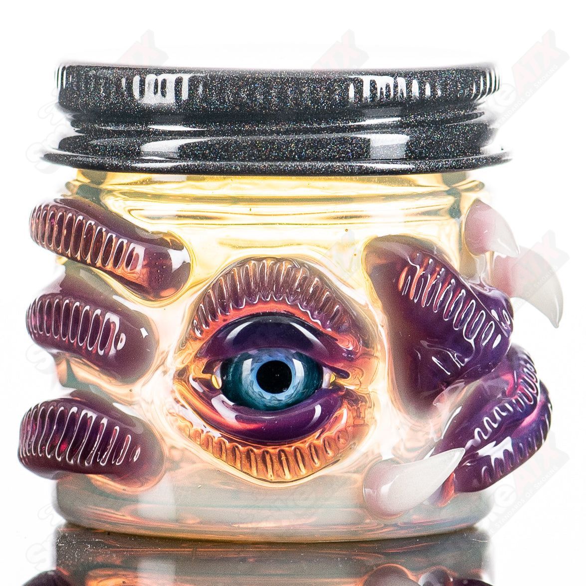 Silver Cloud, Royal Jelly Glass Jar Baller Jar X Salt - Smoke ATX