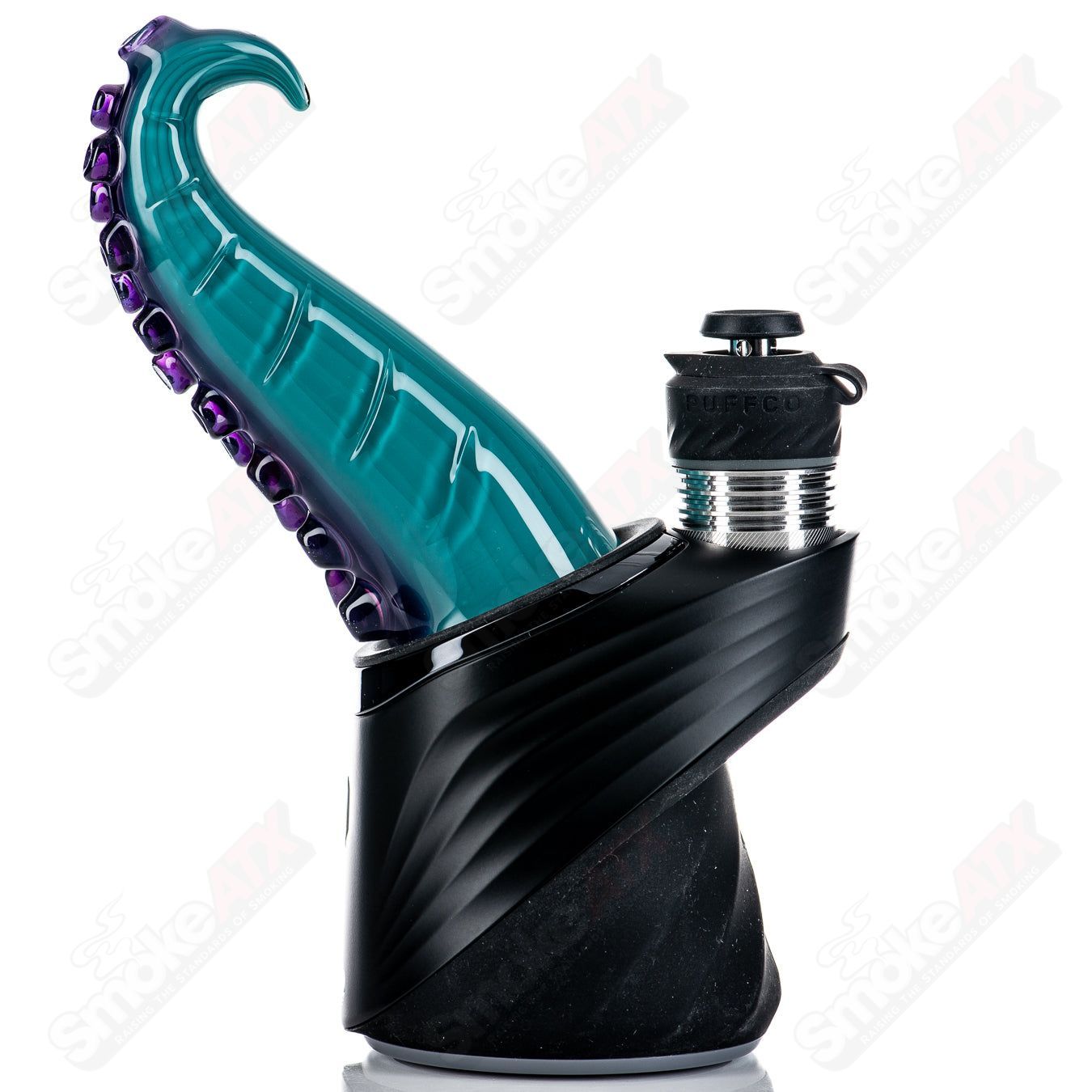 Tentacle Puffco Dry Top Burtoni Glass #4 - Smoke ATX