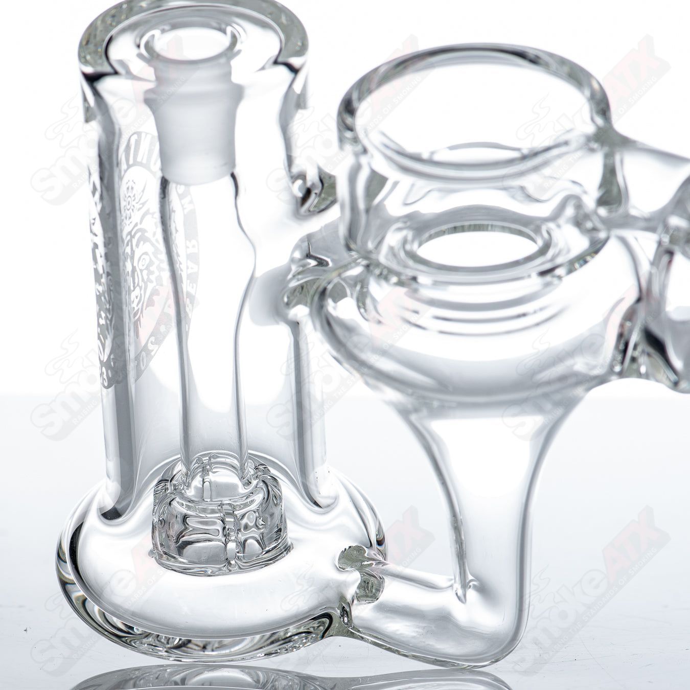 10mm Mini Terp Hammer Recycler by Bear Mountain Studios - Smoke ATX