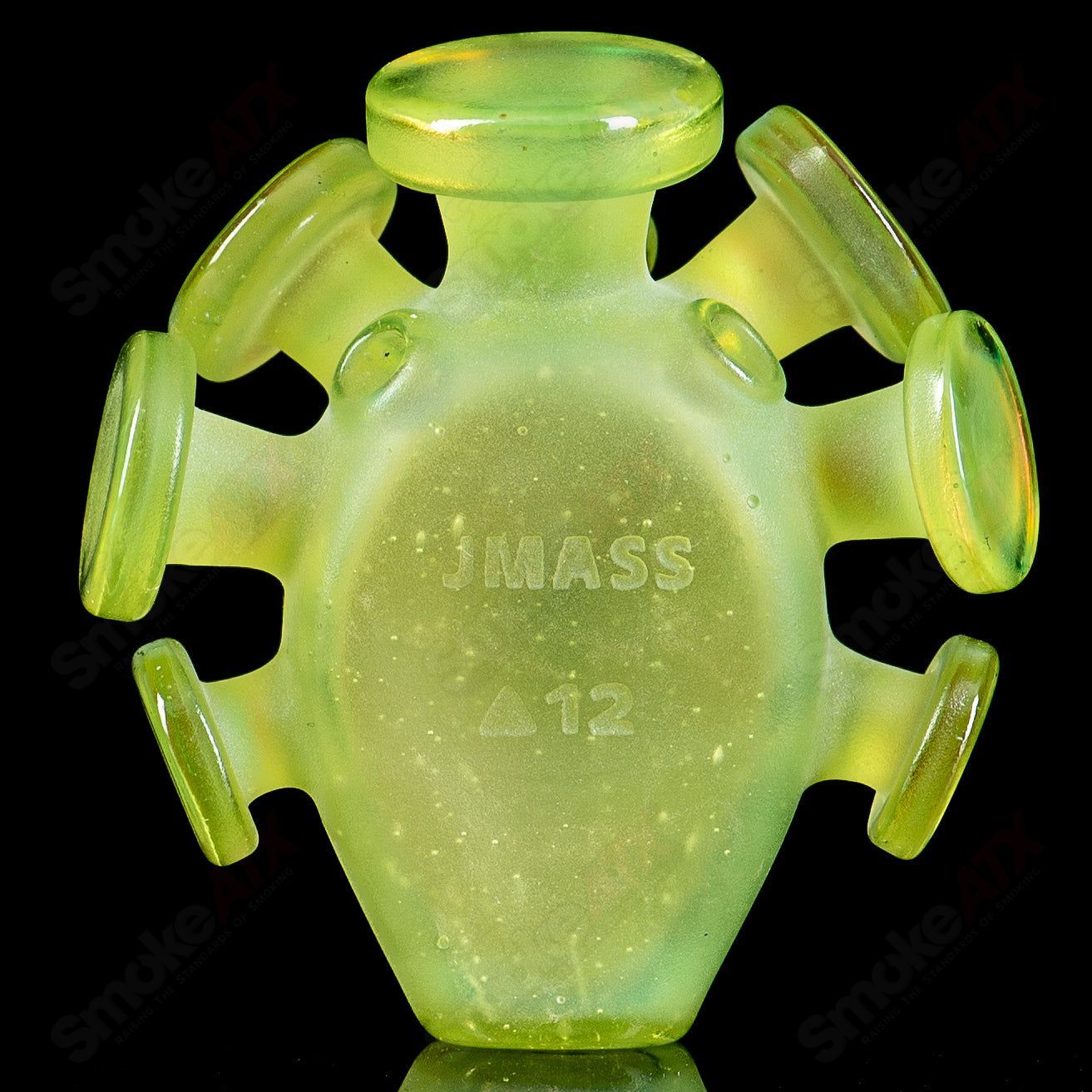 Sunset Slyme W/ Dichroic Spray Face Pendant Josh Mazet x Jmass - Smoke ATX