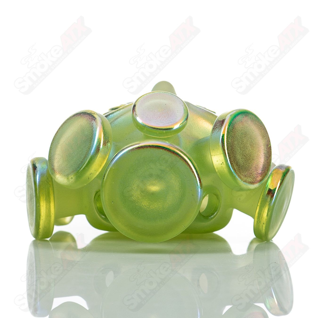 Sunset Slyme W/ Dichroic Spray Face Pendant Josh Mazet x Jmass - Smoke ATX