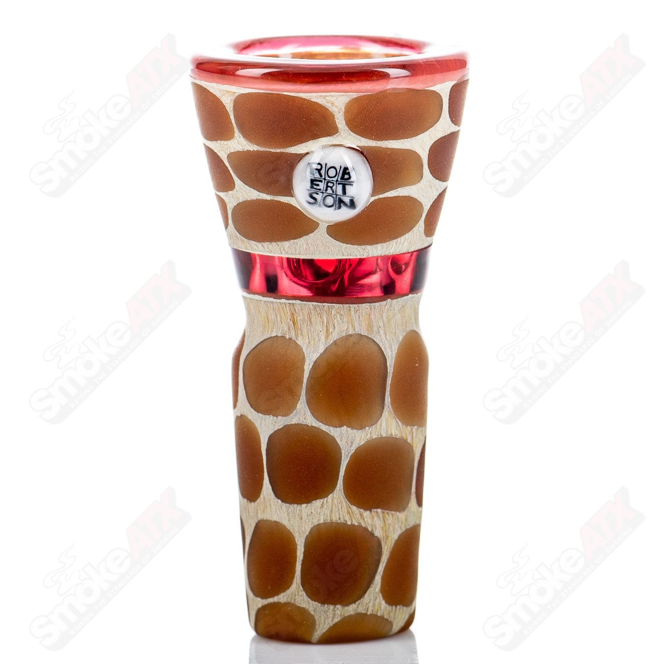 #1 19mm Bowl Robertson Glass - Smoke ATX