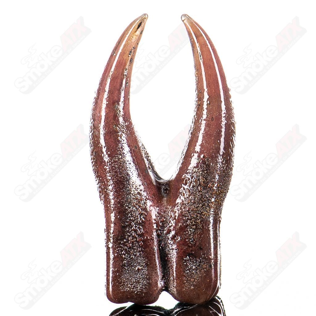 #3 Teeth Pendant Grime Glass