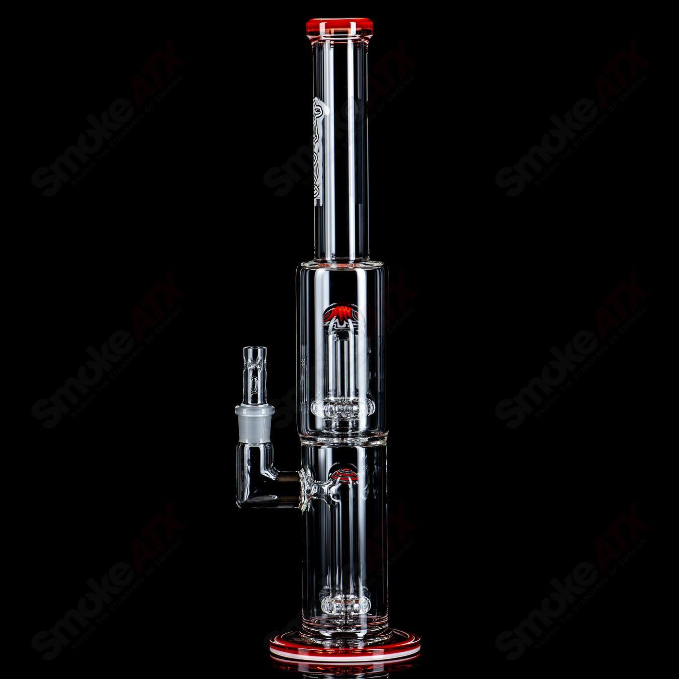 #2 18mm Full Size Circ to Circ w/ Reversal Sections by Toro Glass - Smoke ATX