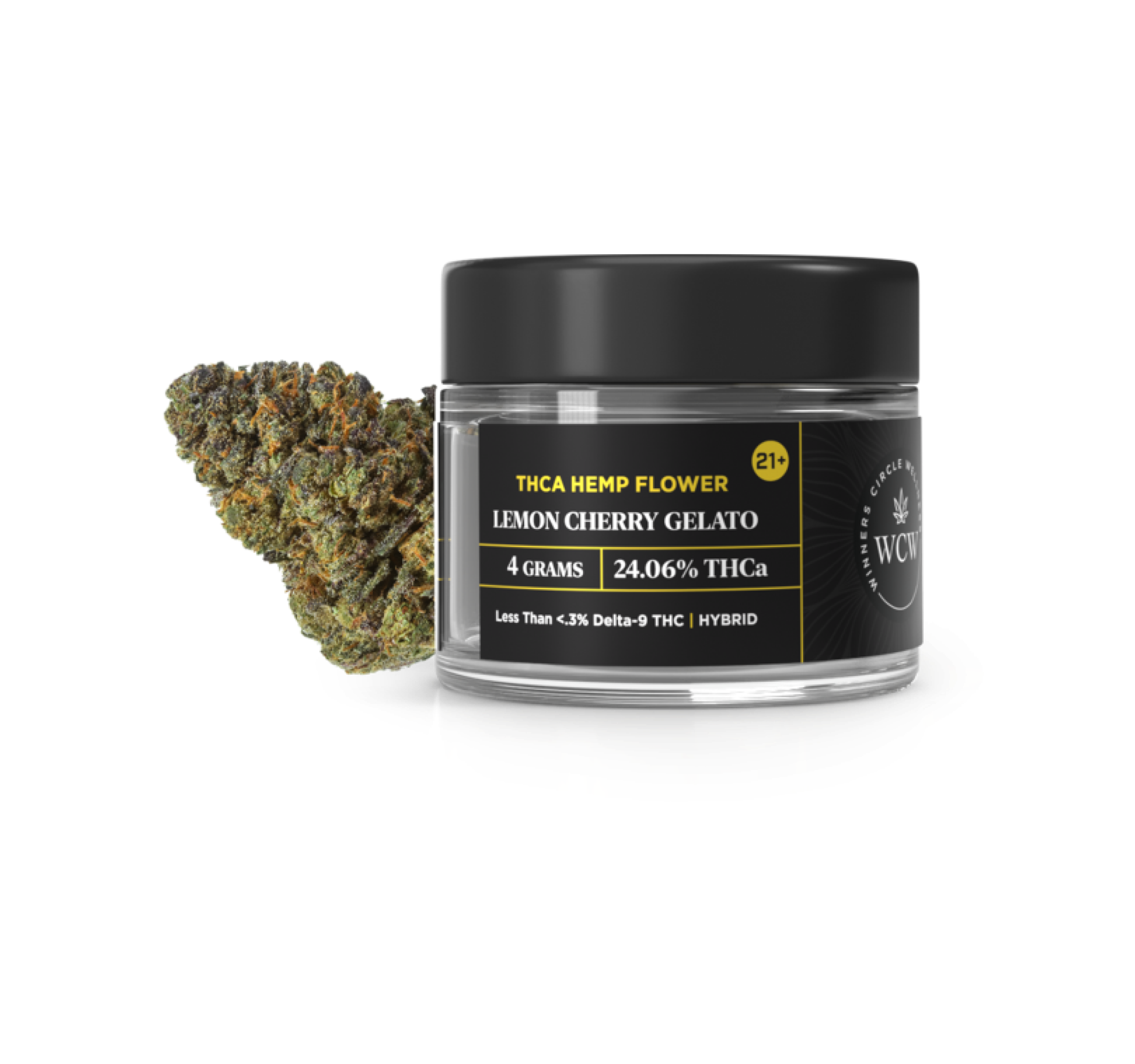 Lemon Cherry Gelato (Hybrid) 4G THC Flower Winners Circle Wellness - Smoke ATX