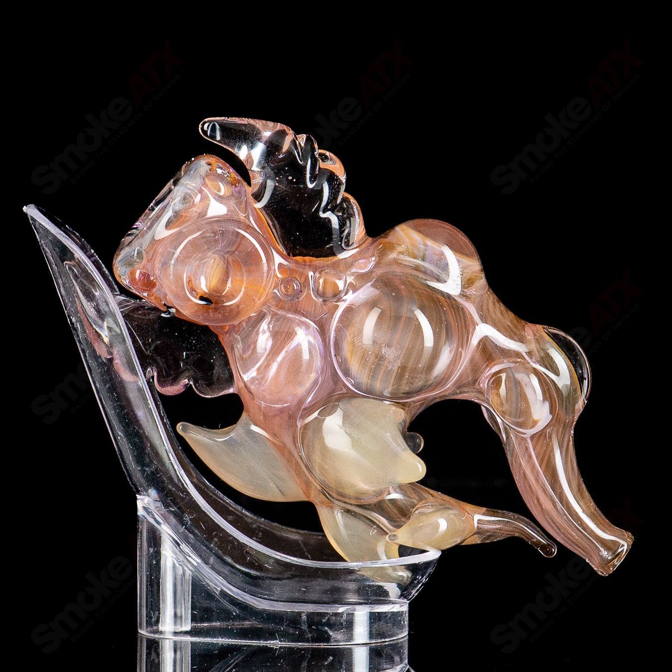 #1 Shapely Fumed Chillum JMK Glass