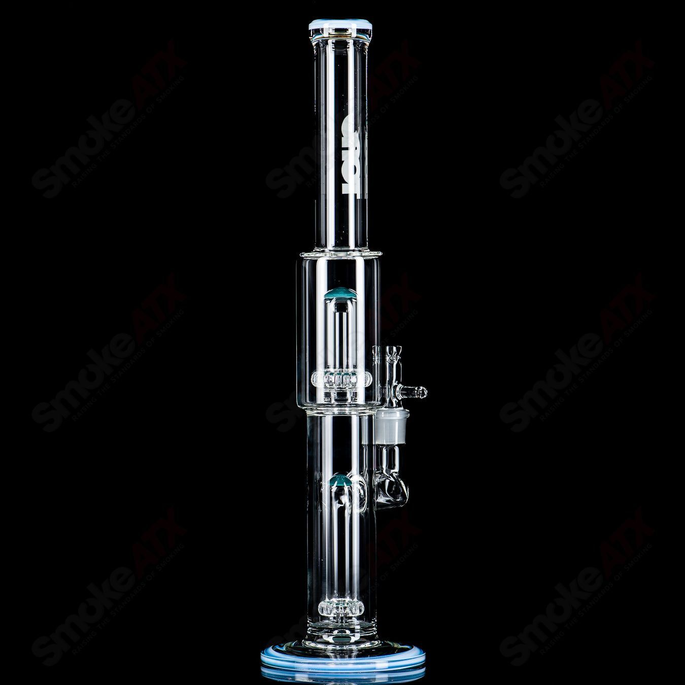 #2 18mm Full Size Circ to Circ w/ Color Cap by Toro Glass - Smoke ATX