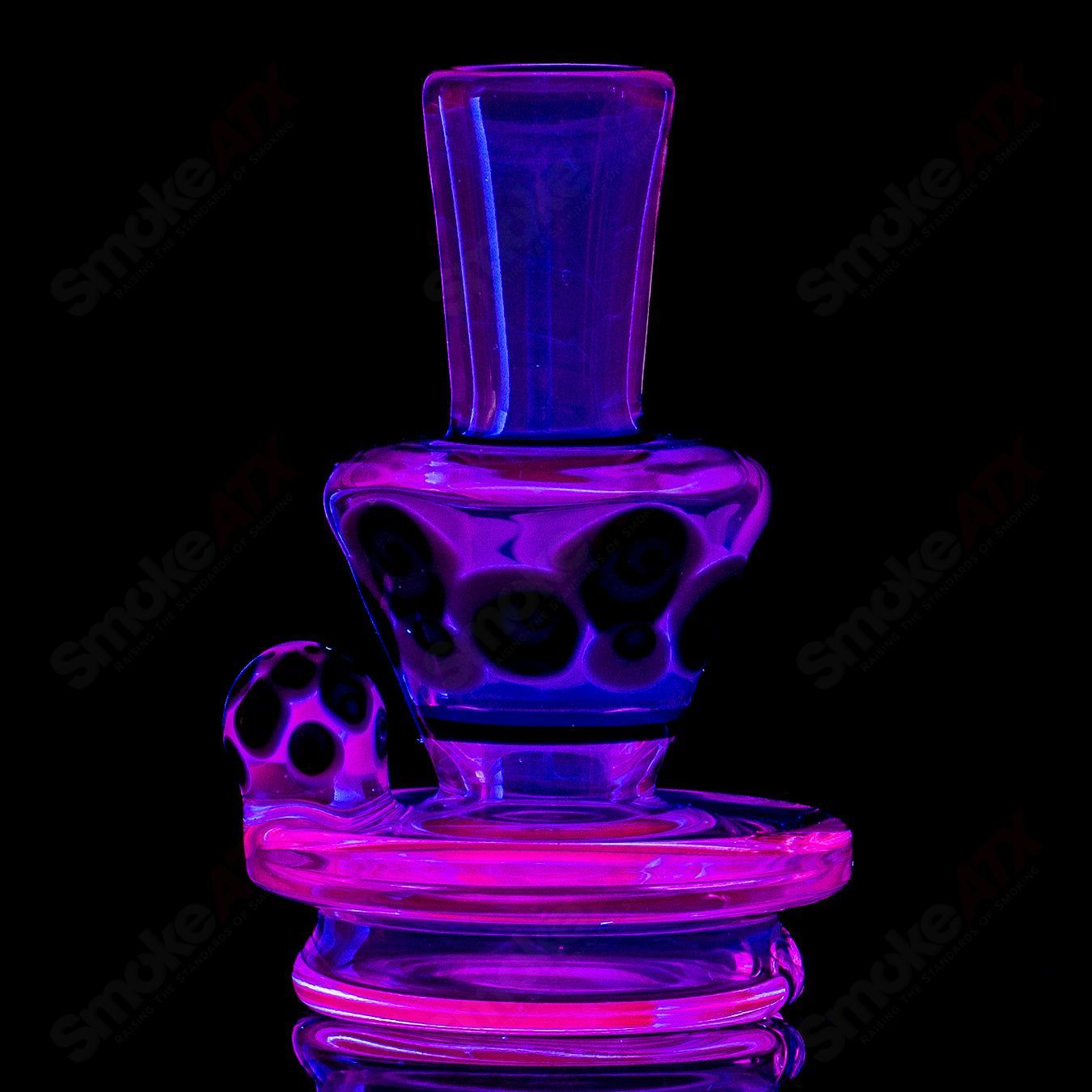 #1 UV Dot-Stack Dry Puffco Top Indo X Geoff Made - Smoke ATX