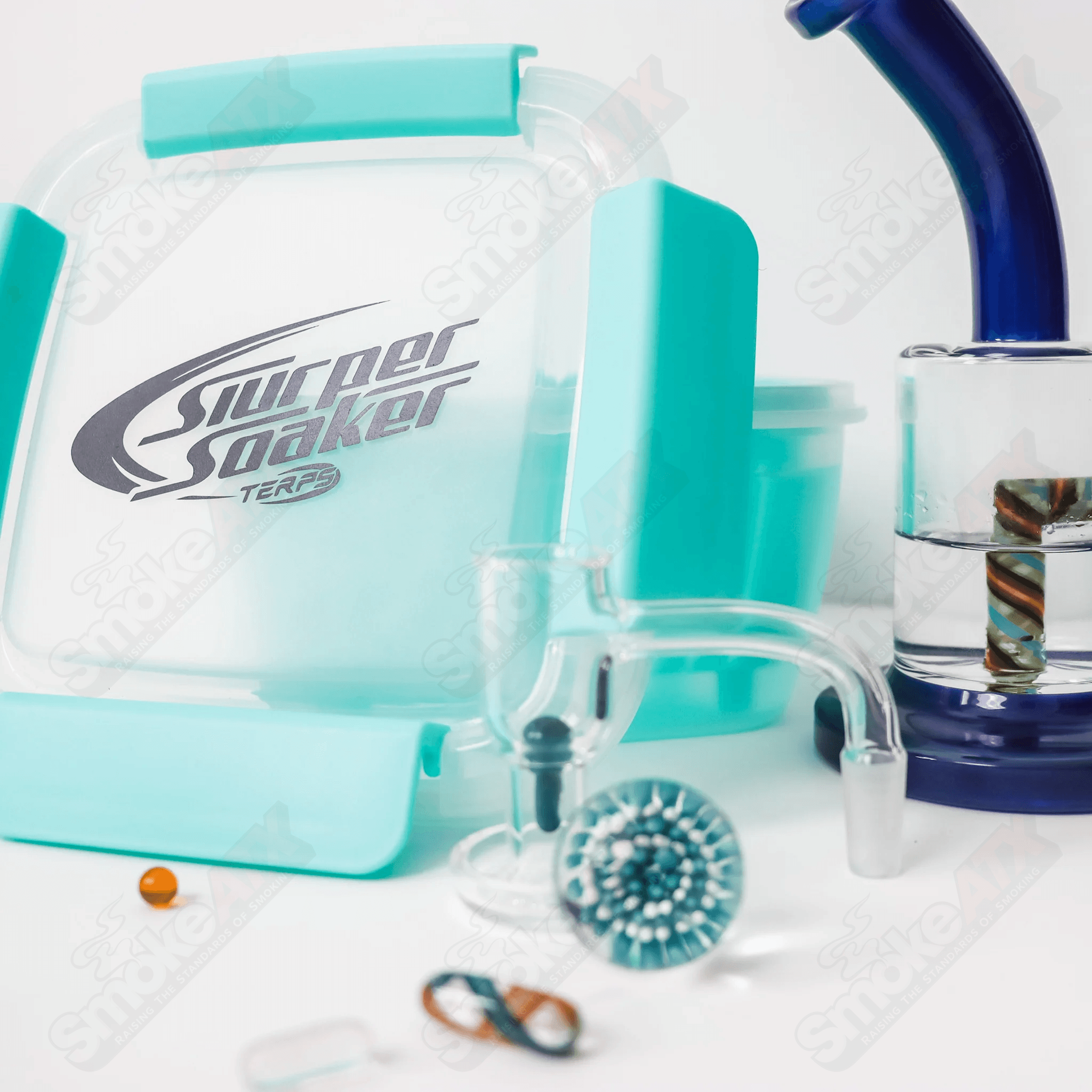 Teal Slurper Soaker by Terps - Smoke ATX