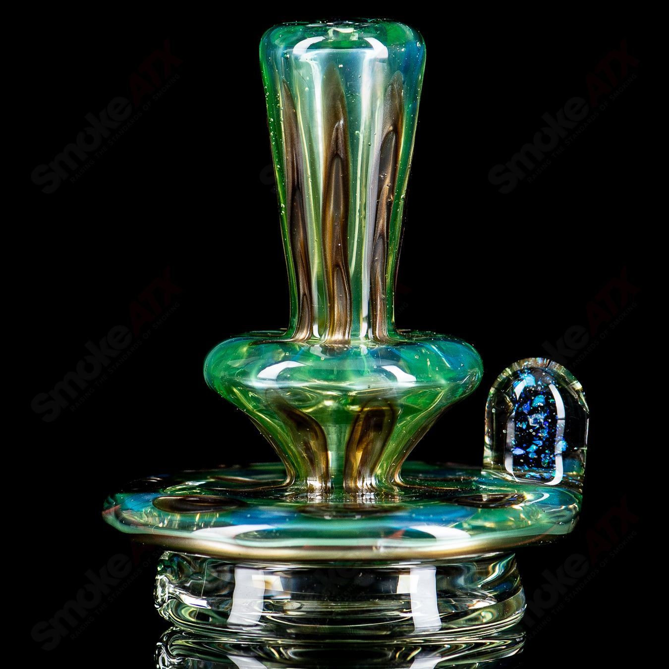 #1 UV Full Pattern Puffco Dry Top Indo x Geoff Made - Smoke ATX