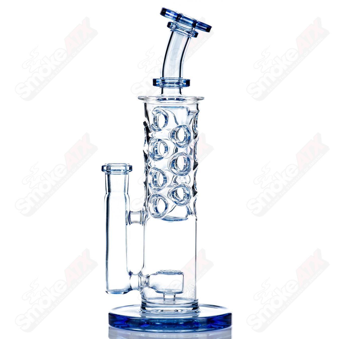#1 Color Straight Fab Fat Boy Glass - Smoke ATX