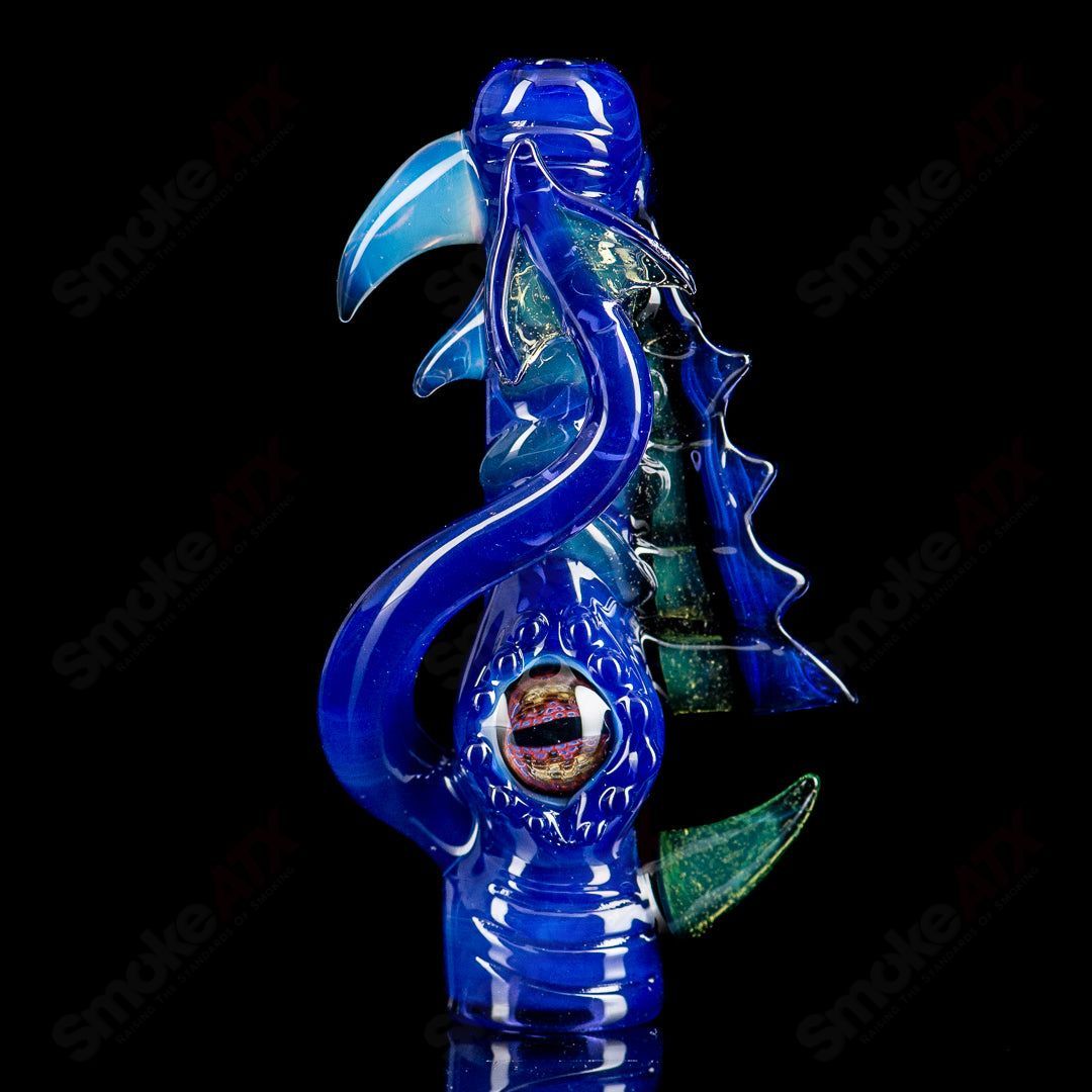 #4 Octopus Chillum by Mako Glass