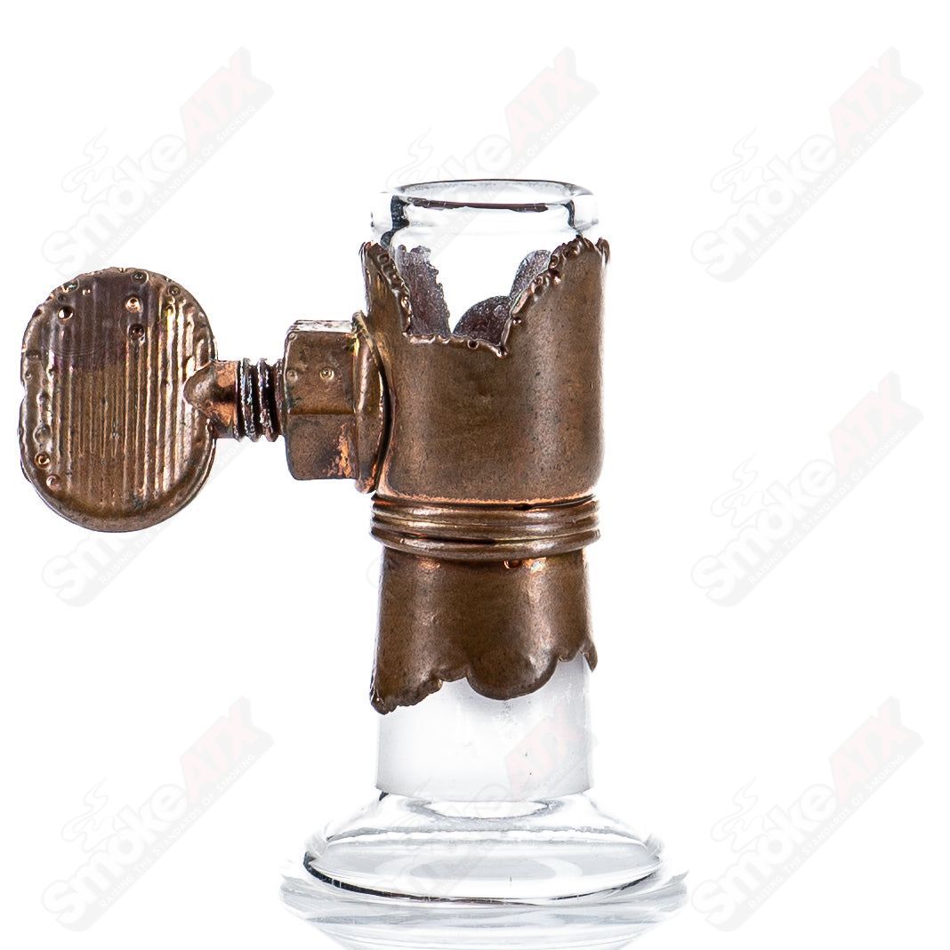 #2 14mm Plain Electroformed Dome by Snic Glass - Smoke ATX