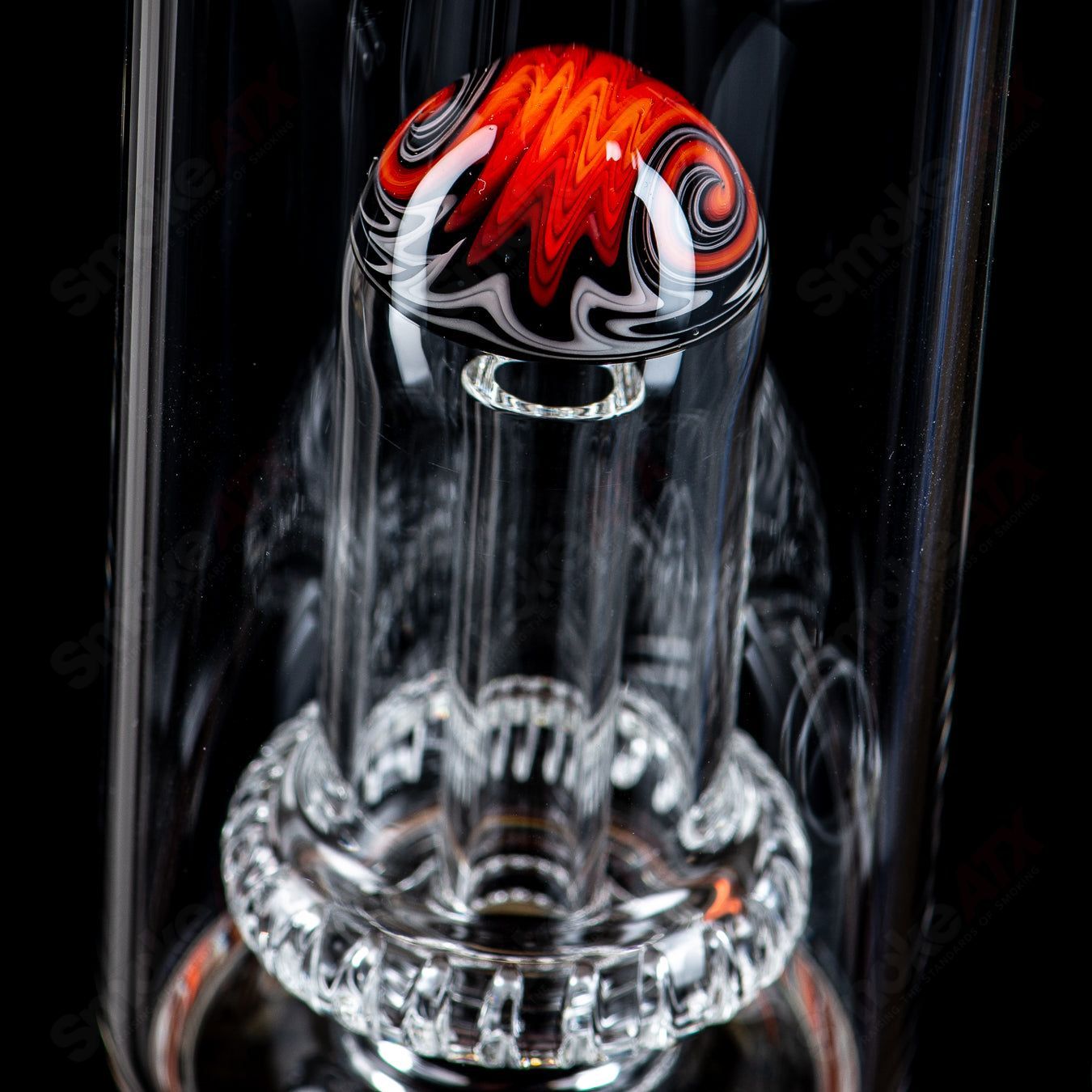 #2 18mm Full Size Circ to Circ w/ Reversal Sections by Toro Glass - Smoke ATX