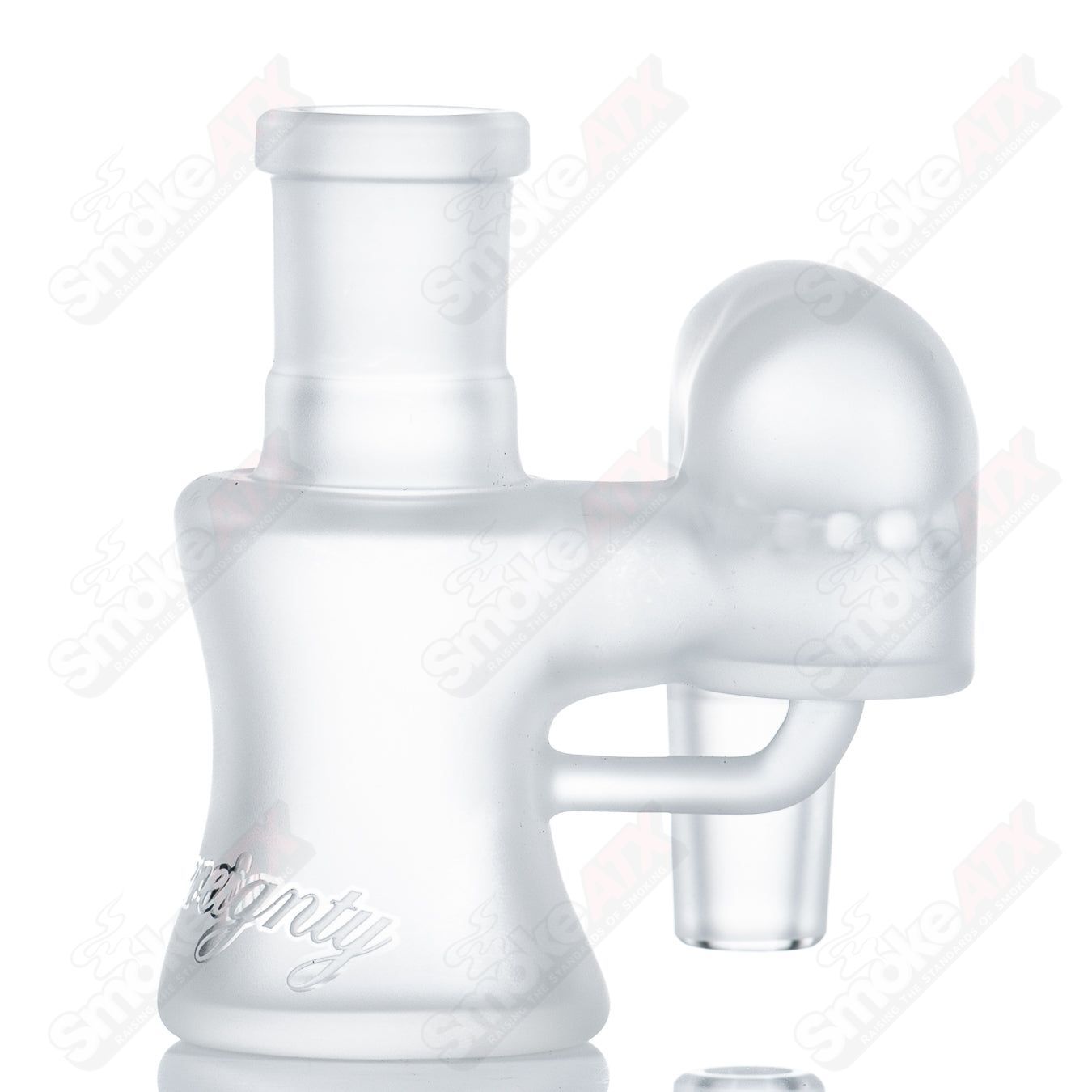 18mm Frosted Dry Cleaner Ash Catcher by Sovereignty Style #5 - Smoke ATX