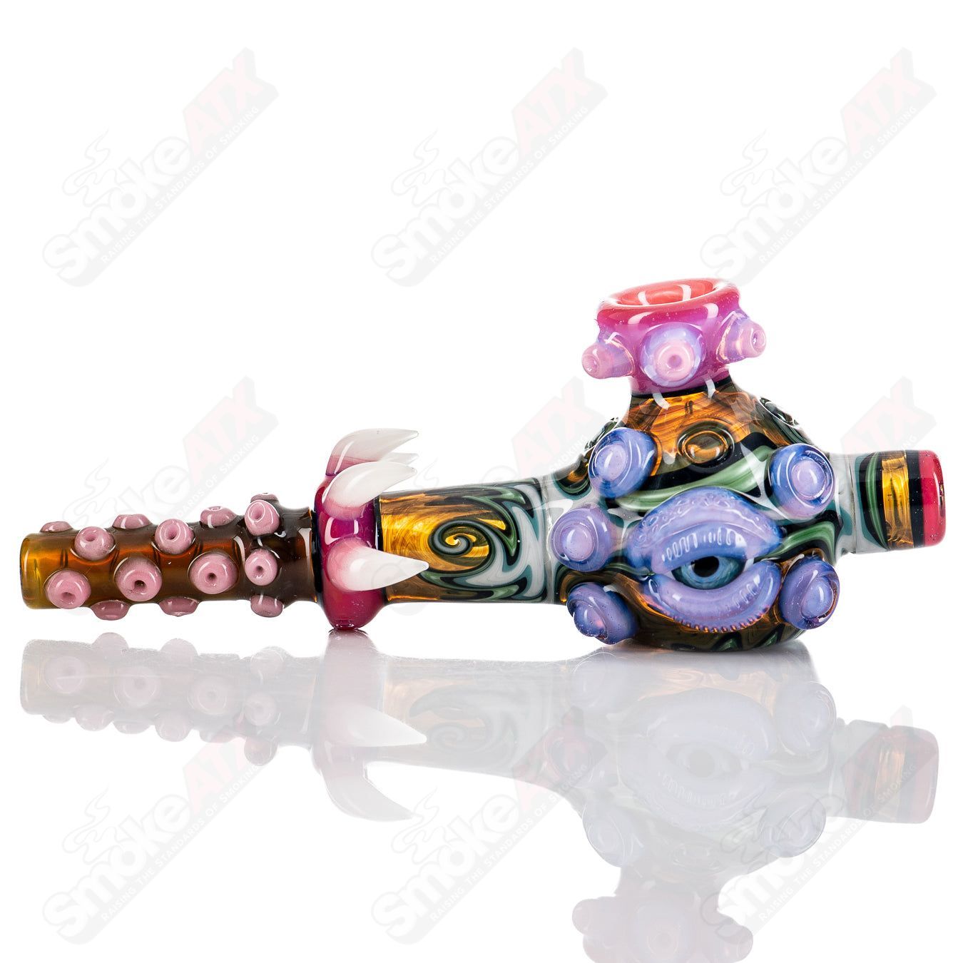 Pink Slime / Camo Green Dry Pipe by SALT x Slob
