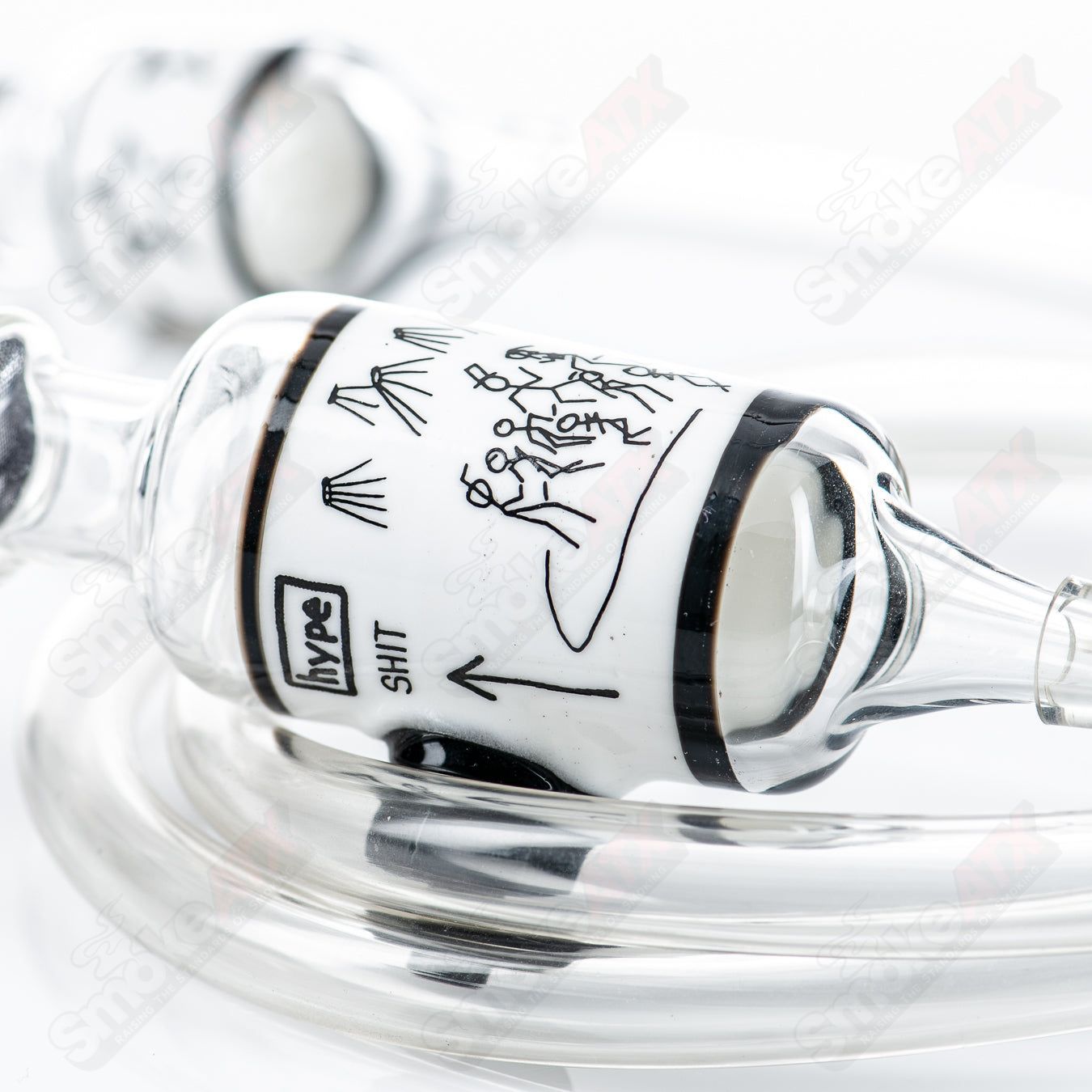 Vapor Brothers x Zach P Artist Series Scratch Vaporizer Whip - Smoke ATX