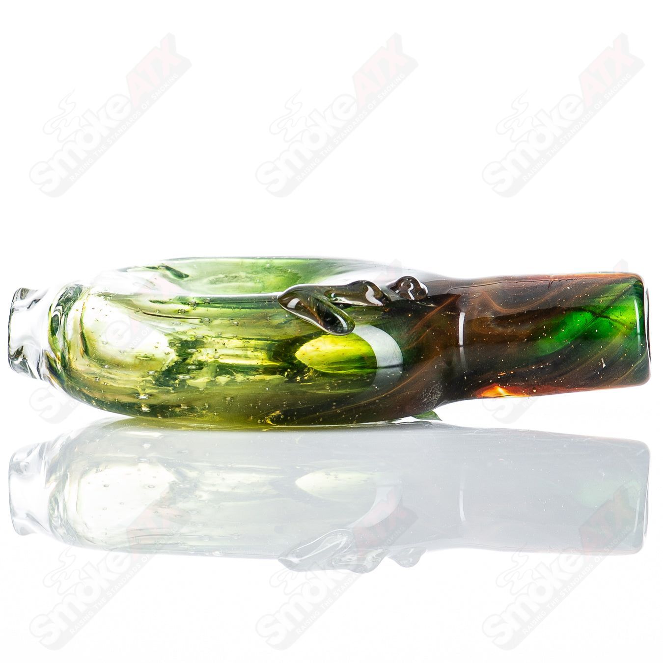 #1 Dab Straw Holder Glass by Nobody - Smoke ATX