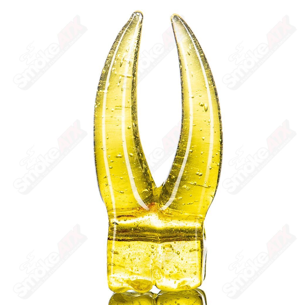 #2 Teeth Pendant Grime Glass