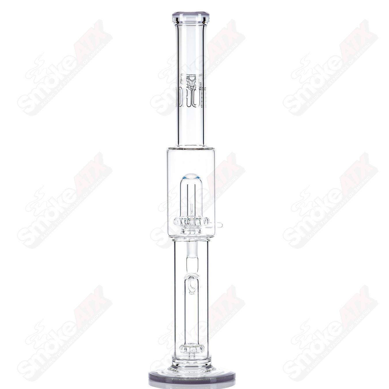 #1 18mm Full Size Circ to Circ w/ Color Cap (CFL) by Toro Glass - Smoke ATX