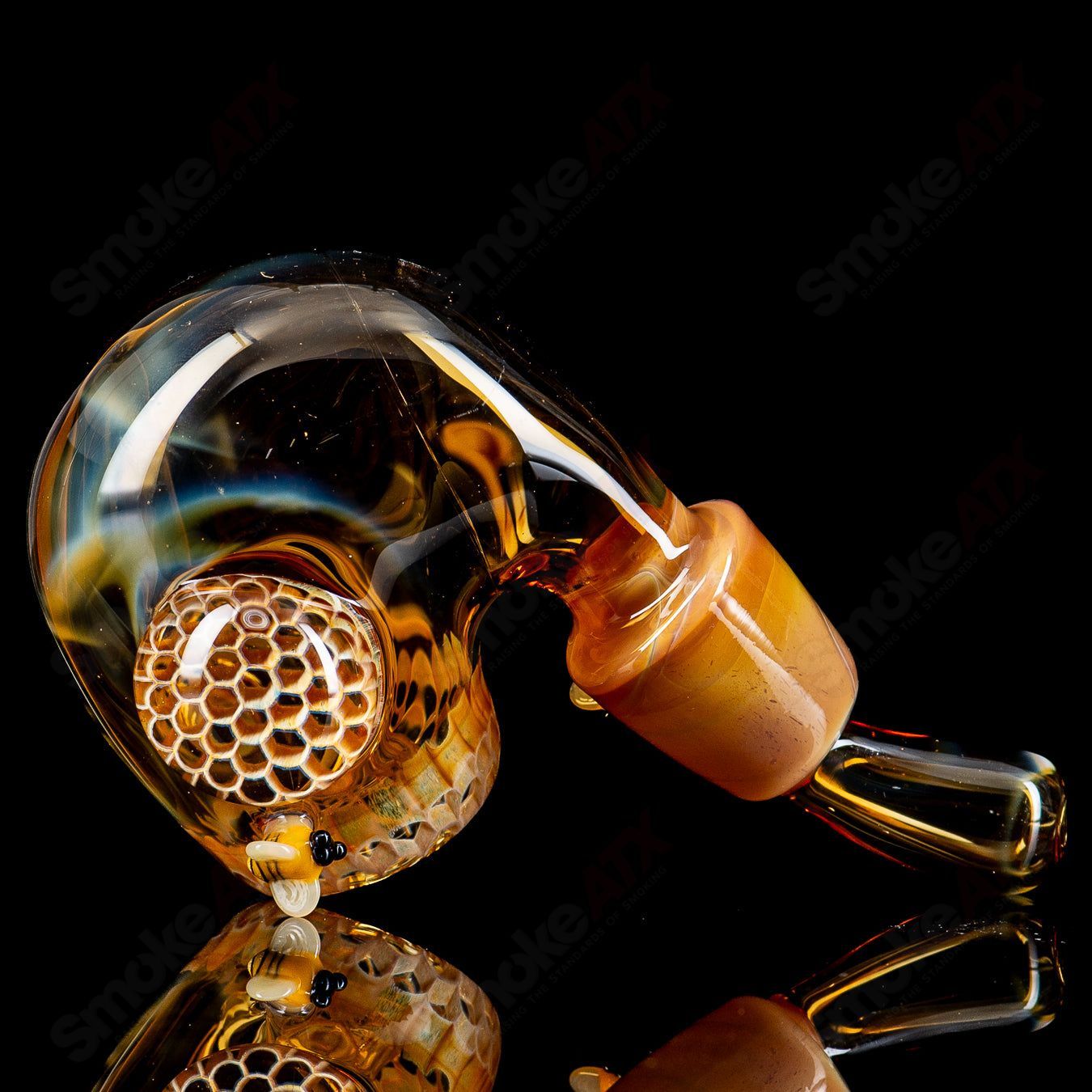 3-Hole Honeycomb Sherlock Joe P Glass - Smoke ATX