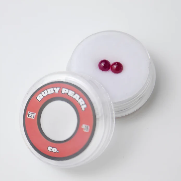 2pk 4mm Ruby Pearls Ruby Pearl Co - Smoke ATX