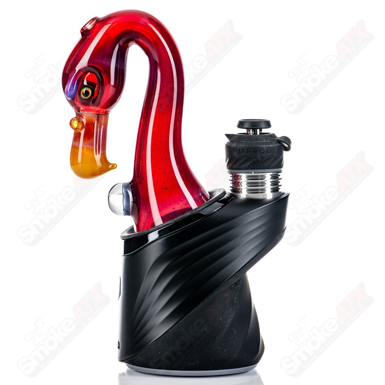 Flamingo Puffco Dry Top Burtoni Glass #1 - Smoke ATX
