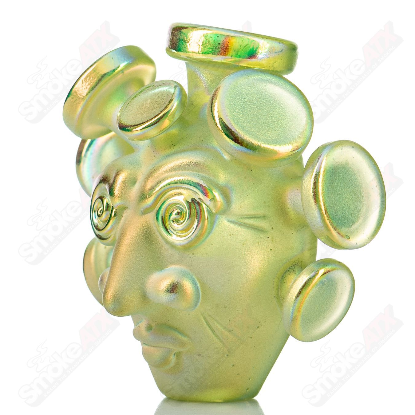 Sunset Slyme W/ Dichroic Spray Face Pendant Josh Mazet x Jmass - Smoke ATX