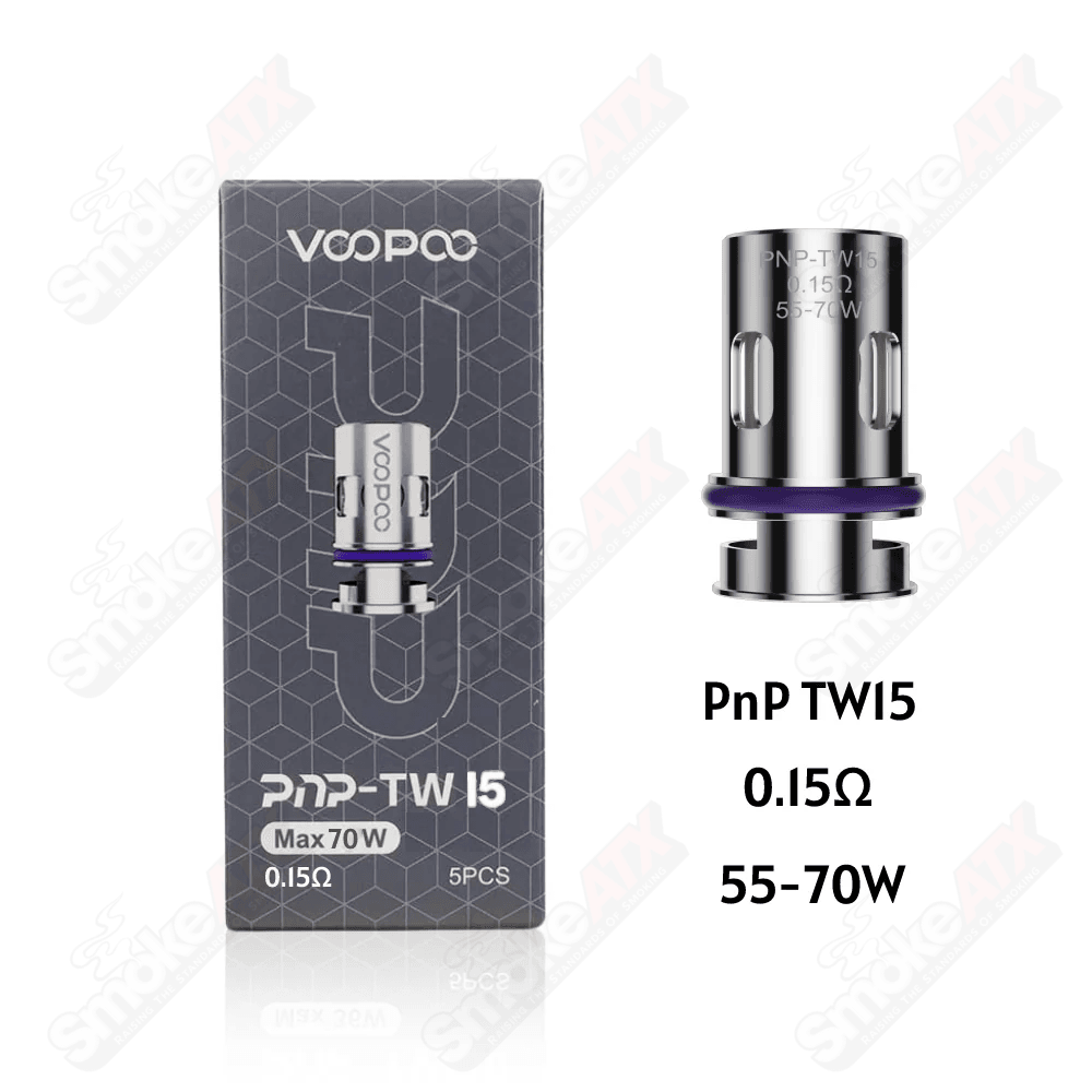5PCS 0.15ohm PnP-TW15 Replacement Coils VooPoo - Smoke ATX