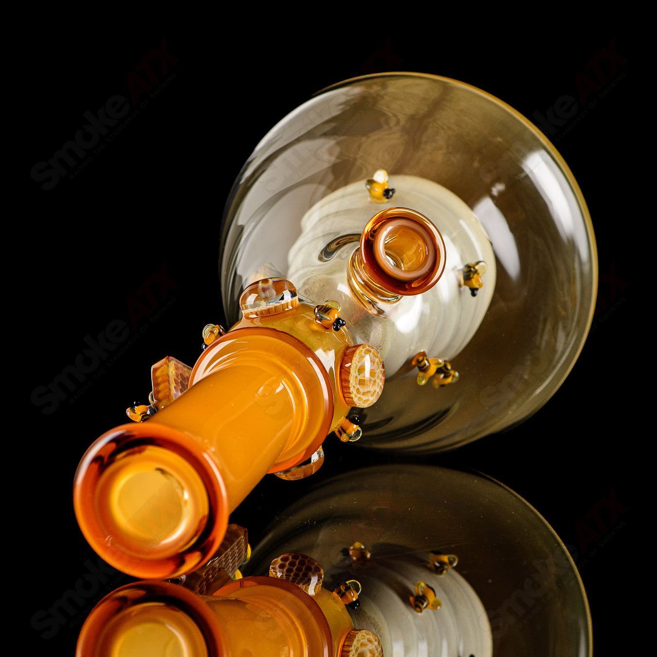 Worked Bee Hive Beaker (2023) By Joe P Glass - Smoke ATX