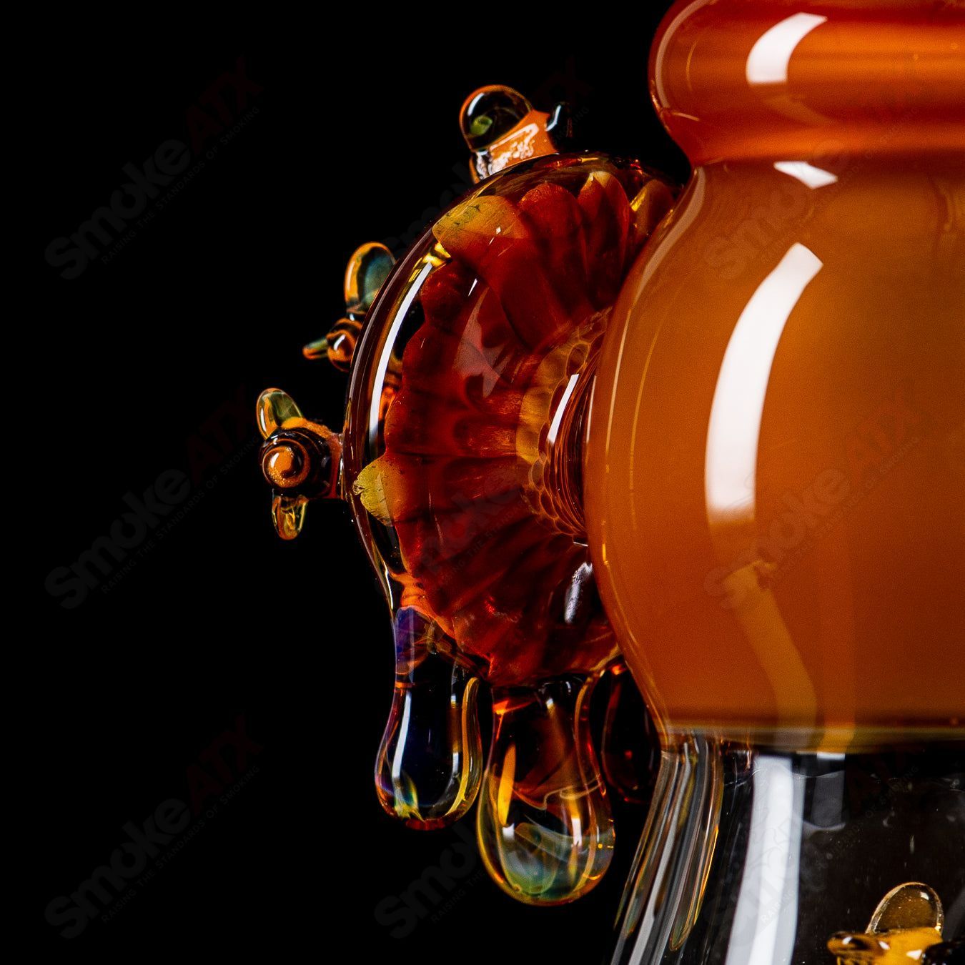 Worked Bee Hive Beaker (2024) By Joe P Glass - Smoke ATX